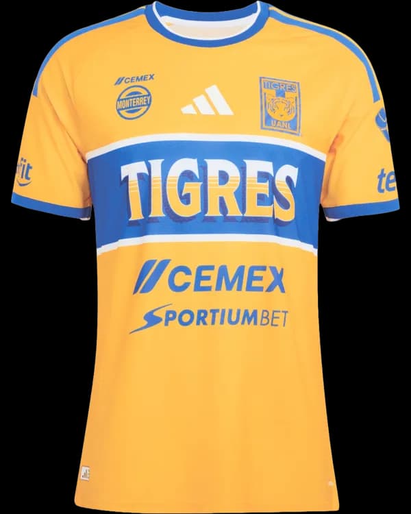 Adidas Tigres UANL 26/27 Home Jersey — Authentic Player Version